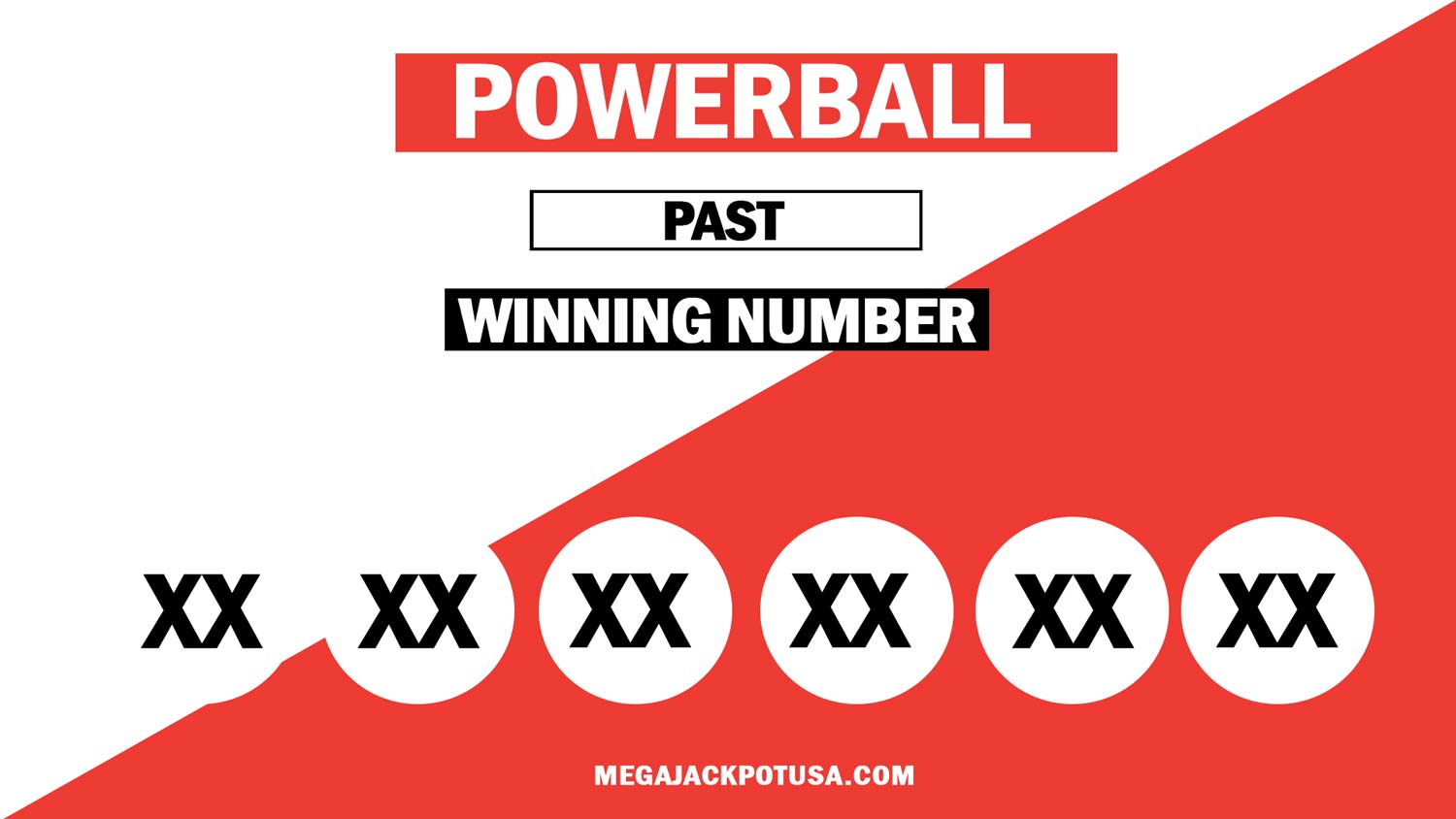 Historical Powerball past winning numbers last 6 month
